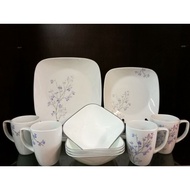 CORELLE SQUARE DINNER SET 16PCS