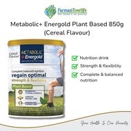 🌾 Metabolic+ Energold Plant Based 850g – Cereal Flavour - Tingkatkan Kekuatan & Fleksibiliti