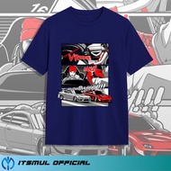KATUN IM03(9) Combed Cotton Automotive Racing Car T-Shirt