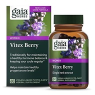 Gaia Herbs Vitex Berry Chasteberry Hormone Balance for Women Vegan