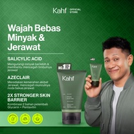 NEW LOOK BETTER FORMULA! Kahf Face Wash Oil and Acne Care 100 ml - Sabun Cuci Muka Pria untuk Memban