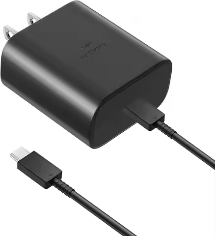45W Super Fast Charger USB C Charger Block with 6.6FT Cord for Samsung Galaxy S26/S25/S24/S23/S22/S2