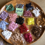 1cm Multicolored Button + Button + Button + Button + Button + Shirt + Patchwork + 4 Holes