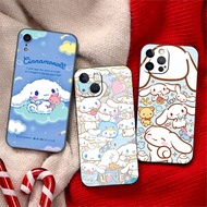 Soft black phone case for iPhone 11 12 13 14 15 16 Pro Max Plus 25HK Cinnamoroll case