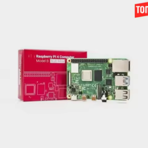 Original Raspberry Pi 4 Model B 1GB/2GB/4GB/8GB RAM 64 bit quad core processor 1.5GHz, supports WiFi