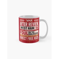 After Review West Ham Number 19 Football VAR Decision Coffee MugDesign