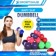 Dumbbell for Weight Strength Training Neoprene Dumbell 0.5Kg 1Kg 2Kg 2.5Kg 3Kg 5Kg Solid Color