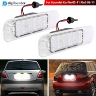 DIGIFOUNDER Pair 12V Car License Plate Lights LED Canbus Error Free Automotive Accessories Rear Lamp
