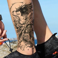 纹身贴二郎神 防水男花臂半臂 纹身贴刺青手臂男女持久纹身贴Tattoo Sticker Erlang Shen Waterproof Male Flower Arm Half Arm20260311