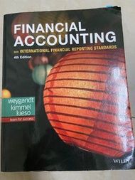 Financial Accounting 4th 財務會計 二手 weygandt Kimmel