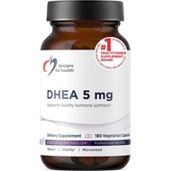 Designs for Health DHEA 5mg - DHEA Supplement for Men + Women - Supplement to Help Support Healthy A