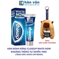 Kem Đánh Răng Closeup White Now - Tuyp 100gr - Tặng Kèm Móc Khóa Capybara