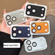 Metal Matte Camera Lens Protective Film Full Coverage Anti-Scratch Primary Color Orange Color Suitab