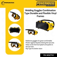 Powerhouse Welding Goggles Combination Type Durable and Flexible Vinyl Frames - PH-WGCT10
