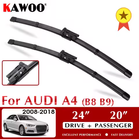 KAWOO Wiper Front Wiper Blade For Audi A4 B8 B9 Allroad 2008-2016 2017 2018 Windshield Windscreen Fr