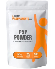 BulkSupplements.com Pyridoxal 5 Phosphate Powder - P-5-P Vitamin B6 Supplement, P-5-P 50mg - P5P Sup