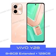 Vivo Y28 6/128B RAM 6GB ROM 128GB 6000mAh Baterai 44W FlashCharge Garansi resmi 1 Tahun Bisa COD