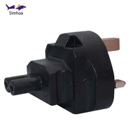 [Simhoa] UK to IEC320 C7 Conversion Plug Connection Plug Adaptor for Camera Laptop