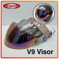 BKP V9 Visor / V3 Visor Helmet Topi Motorcycle Quality PC Visor (Ready Stock)