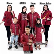 WA758 Baju Batik Kapel Keluarga Muslim Terbaru