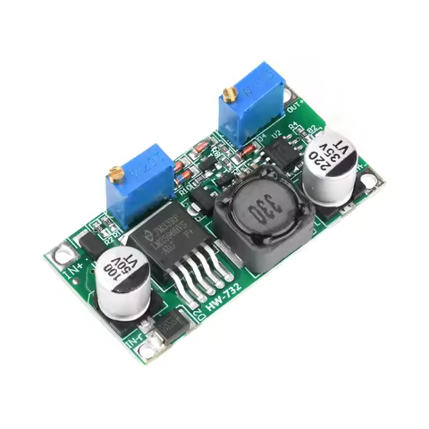 LM2596HVS CC/CV DC-DC 5-57V to 1.25V-30V Adjustable Step Down Buck Converter Power Supply Module Lit