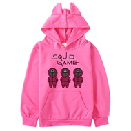 Squid Game Boys Girls Hoodie New Fashion Simple Printed Pullover Sweater 8746 Kids Clothing Leisure Sweatshirt Spring and Autumn