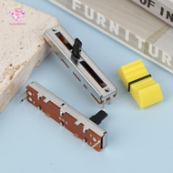 BTYB> 1pcs Straight Slide Push-pull Potentiometer 45mm B10K 30 Stroke Mono Mixer Fader Handle Length