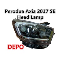 Perodua Axia 2017 SE Head Lamp (Lampu Besar)