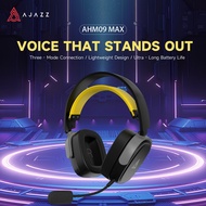 AJAZZ AHM09 MAX Gaming Headset | 50mm Dynamic Driver | 47H Battery Life | 306g Lightweight | Tri-Mod