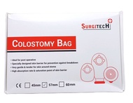 Surgitech Colostomy Bag 57mm Disposable (10Sets/Box)