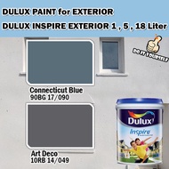 ICI DULUX INSPIRE EXTERIOR PAINT COLLECTION 1 Liter Connecticut Blue / Art Deco