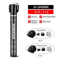 RockBros Bicycle Pump Mini Portable Light Aluminum Alloy Bike Pump Air Pump Mountain Cycling Tire In