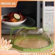 [fricese.sg] Kitchen Microwave Cover with Handle &amp; Water Storage Box Microwave Splatter Cover
