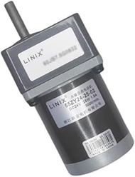 LINIX 55ZY24-25-02 24V DC 25W 3000r/min Gear Motor Permanent Magnet DC Motor with 8mm Shaft Gearbox 