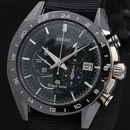 Grand Seiko Spring Drive 320/600 AT 計時日期綠色錶盤 9R96-0AC0 男士手錶 KMR 5059560 5NBT