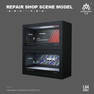 MoreArt 1/64 Diorama Repair Shop Scene Model