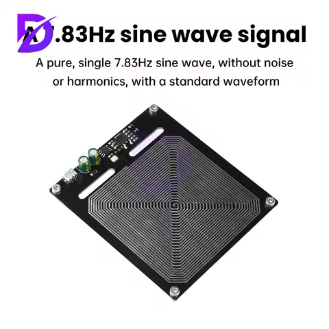 DC 5V Schumann Wave Signal Generator Sine Wave Signal 7.83Hz Low Frequency Pulse Generator Micro USB