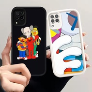 Case for Samsung Galaxy A12 A22 5G J2 J7 Prime Pro J4 J6 Plus Silicone Case H-38 KAWS
