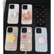Pink Stripe Series Polka Dot Magnetic Applicable iPhone 16 15 14 13 Pro Max i15 i16 16pro Phone Case