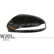 現貨 小傑車燈--BENZ 賓士 W205 C200 C300 GLC GLE 卡夢 全碳纖維 抽真空 非覆 後視鏡蓋