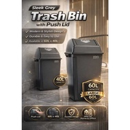 20L/40L/60L Swing/Flip Cover Trash Bin/Tong Sampah Penutup Ayun/Flip – 20L / 40L / 60L Dustbin Rubbi
