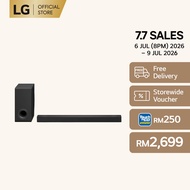 LG S80TY 480W 3.1.3ch High Res Audio soundbar with Dolby Atmos