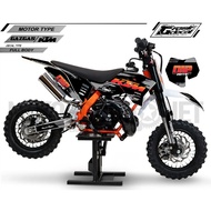 Mini trail Gazgas 50cc Sticker Decal KTM 50cc/ SSR 50cc Full body/ Requesbebas