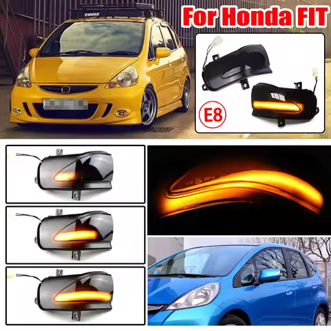 Rearview Mirror Dynamic LED Indicator Lamps For Honda FIT/JAZZ GE6/GE8 HYBRID GP1 Turn Signal Light