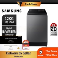 (Delivery for Penang ONLY) Samsung 12KG Smart Inverter Top Load Washing Machine | WA12CG5745BDFQ (Mesin Cuci Washer Top Loader Mesin Basuh 洗衣机 WA12CG5745BD/FQ) WA12