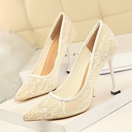 Kasut High Heels Putih White Stilleto Wedding Shoes