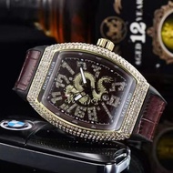 Frank man new luxury watches muller longteng yacht series full drill not mechanical hollow out handsome watch （fashion watch）