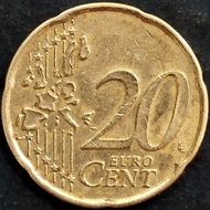 20 euro cent 2000 Belgium coin error