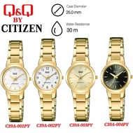 Q&Q Watch By Citizen Analogue Ladies Watch C39A - Gold