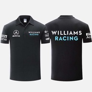New F1 Racing Suit + F1 Williams Racing Jersey + Summer Unisex Short Sleeve POLO Shirt